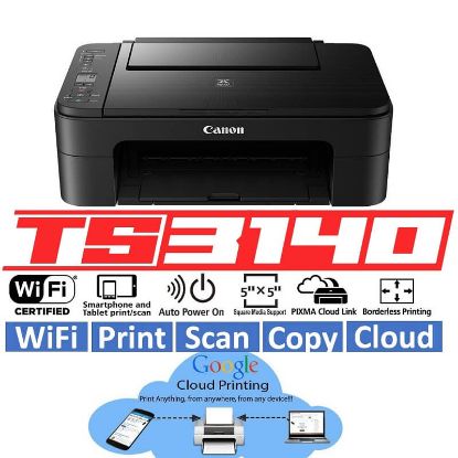 Picture of Canon Pixma TS3140 AIO Wireless Printer - Print / Scan & Copy