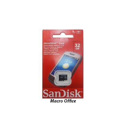 Picture of SanDisk 32GB MciroSDHC Memory Card