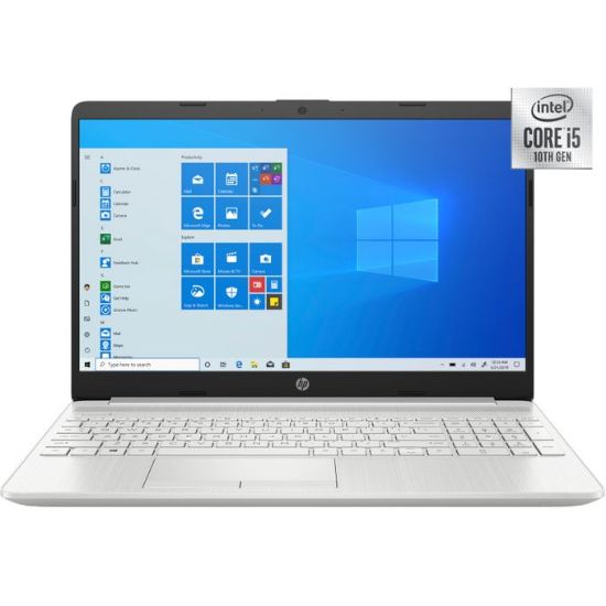 Picture of HP 15s-fq5122nia INTEL CI3-1215U 8GB RAM 512GB SSD 15.6 HD TOUCH WINDOWS 11H LAPTOP - NATURAL SILVER