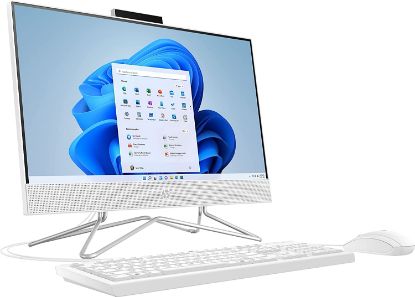 Picture of HP AiO 22-dd2124nh Desktop Intel Core I3-1215U 8GB RAM 512GB SSD /21.5 FHD NON-TOUCH WINDOS 11 Home) - SNOW WHITE