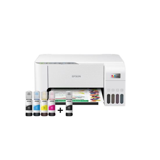 Picture of Epson EcoTank L3256 A4 Wi-Fi All-in-One Ink Tank Wireless Printer - White