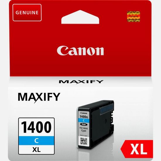 Picture of Canon PGI-1400XL High Yield Cyan Ink Cartridge