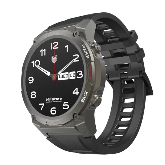 Picture of HiFuture Mix2 Black smart watch - AMOLED Wireless Calling Smartwatch