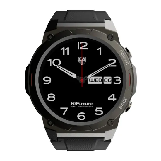 Picture of HiFuture Mix2 Black smart watch - AMOLED Wireless Calling Smartwatch