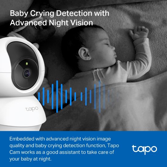 Picture of TP-Link Tapo C200 Pan/Tilt Home Security Wi-Fi Camera 