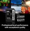 Picture of 64GB Lexar Professional SILVER PLUS SDXC UHS-I Card, up to 255MB/s read, 135MB/s write, C10 V30 U3