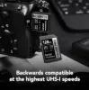 Picture of 128GB Lexar Professional SILVER PRO SDXC UHS-II Card, up to 280MB/s read, 120MB/s write, C10 U3 V60