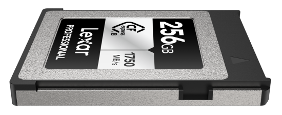 Picture of 256GB Lexar Professional CFexpress Type B Card Silver Series, up to 1750MB/s read, 1300MB/s write