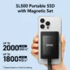 Picture of Lexar External Portable SSD 2TB Magnetic Set, USB 3.2 Gen 2x2, up to 2000MB/s read, 1800MB/s write