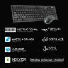 Picture of Elista ELS KMC-752 Wireless Keyboard and Mouse Combo | 2.4 GHz Wireless Nano USB Receiver - PC/Laptop